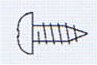 Linsen-Blechschraube mit Spitze, Kreuzschlitz, DIN 7981, A2 3,5 x9,5 3,5 X 9,5 mm (VE 100 Stück; Preis für 100 Stück)